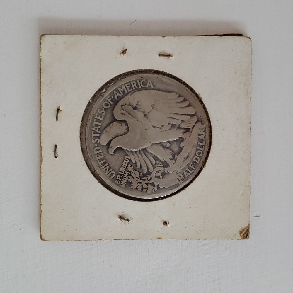 1919 USA Walking Liberty Half Dollar 1/2 Silver Coin Rare - Picture 3 of 9